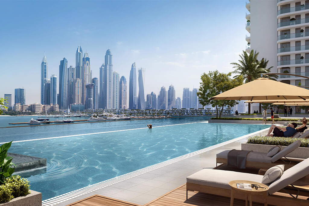 emaar beachfront view