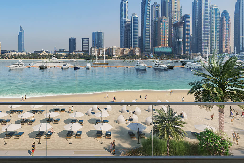 emaar beachfront view